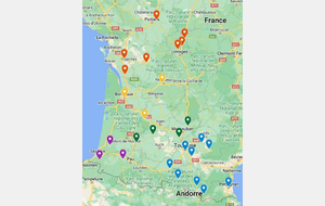 Clubs du Sud-Ouest saison 2024/25 (MàJ du 7 Septembre)