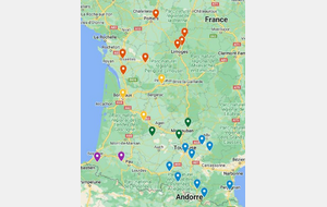 Clubs du Sud-Ouest saison 2024/25 (MàJ du 14 Septembre)